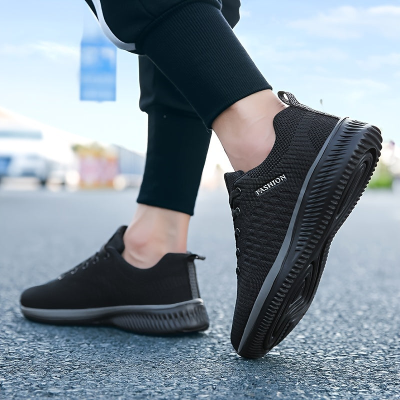 Men's Lightweight Breathable Running Shoes Soft Sole Sneakers