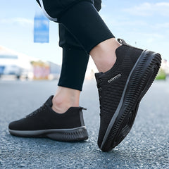 Men's Lightweight Breathable Running Shoes Soft Sole Sneakers