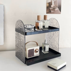 Glacier Pattern Storage Rack Double layer Aromatherapy Perfume Cosmetics Display