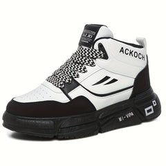 Men's Stylish Skate Shoes Non slip Lace up Shoes