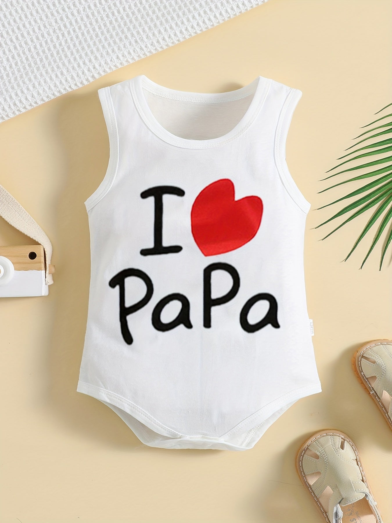 Newborn Cotton Baby Jumpsuit Sleeveless
