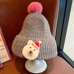 Baby Cartoon Pattern Beanie Winter Christmas
