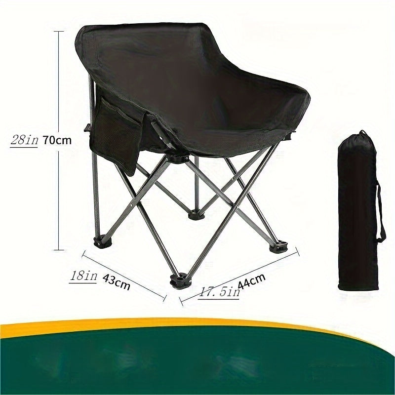 Portable Outdoor Folding Chair Camping Moon Chair