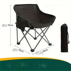 Portable Outdoor Folding Chair Camping Moon Chair