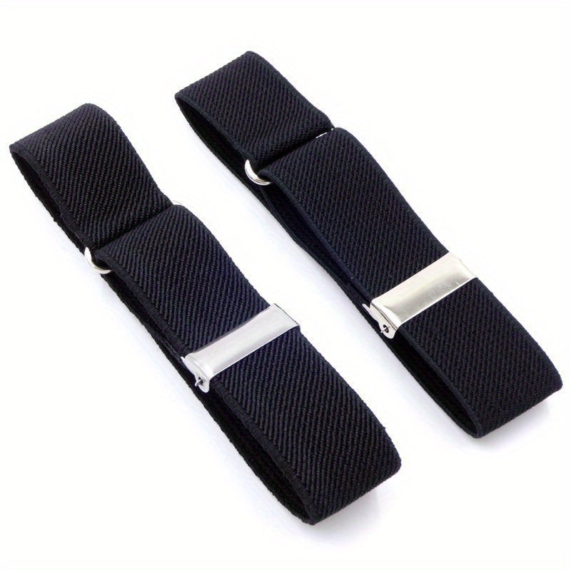 2pcs Adjustable Arm Band Anti Slip Shirt Garter Holders
