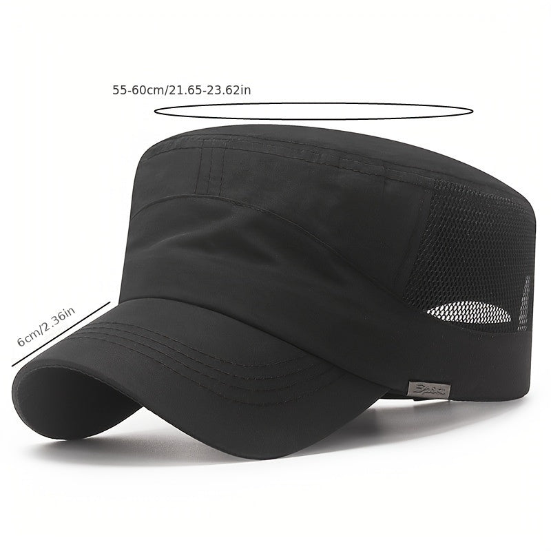 Men's Summer Hat Outdoor Quick drying Mesh Breathable Hat