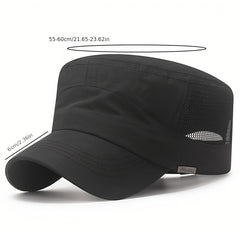 Men's Summer Hat Outdoor Quick drying Mesh Breathable Hat