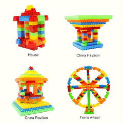 100pcs Puzzle Blocks for Creativity & Motor Skills