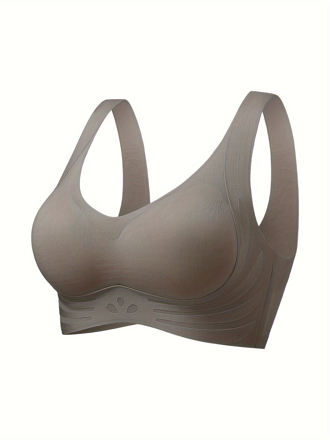 Solid Push Up Bra Comfy & Breathable Women's Lingerie