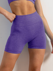 Quick Dry Yoga Shorts High Waist Tummy Control Women's Activewear