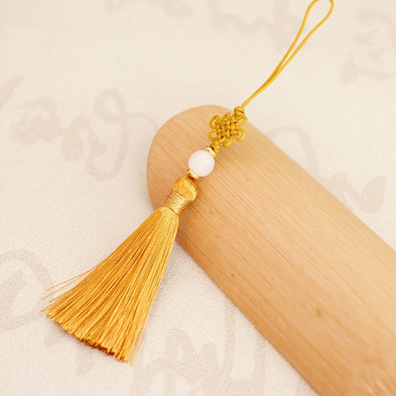 10pcs Chinese Knot Tassel Pendant Bookmark U Plate Ear Sachet Random