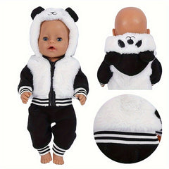 Panda Clothes Set for 43-72 cm Dolls