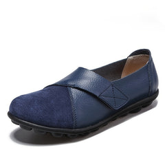 Women's Round Toe Slip-On Loafers Flat Shoes