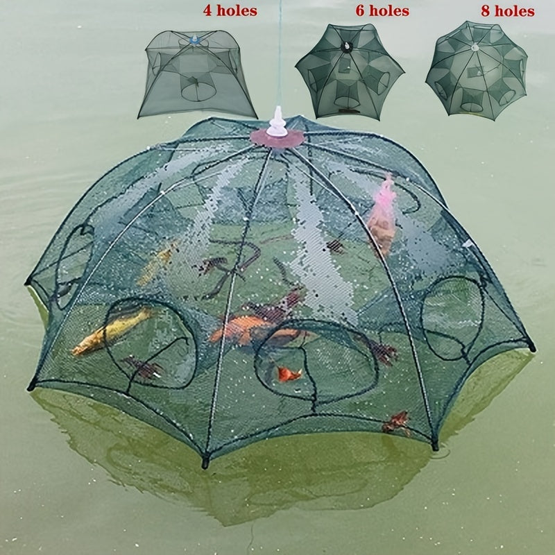 Collapsible Fishing Net for Live Fish and Shrimp