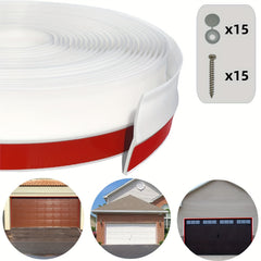 Garage Door Seal Top/Side Strip 16 4FT 5M Brown Weather Stripping