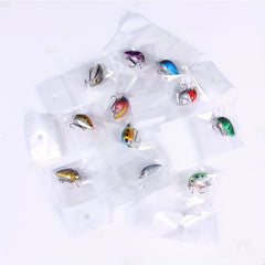11pcs 11 Colors Plastic Fishing Bait Crankbait Seawater Freshwater Accessories