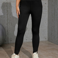 High Waist Mesh Contrast Yoga Pants Fitness Leggings