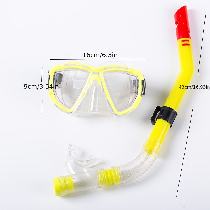 Frog Snorkeling Mask Silicone Goggles for Diving