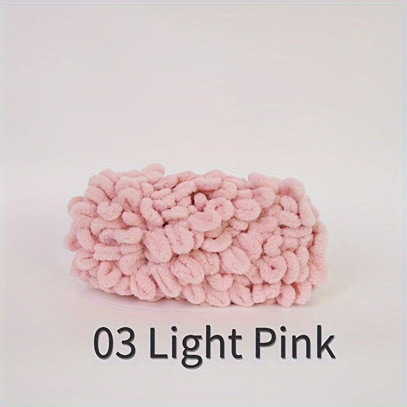 Chenille Chunky Looped Yarn for Knitting and Crocheting Blanket 100g