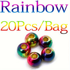 20pcs 3.2mm Colorful Beads for Fly Fishing - Fly Tying Nymph Eyes