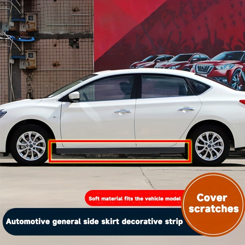 Car Side Skirt Edge Anti-collision Strip Door Sill Sticker