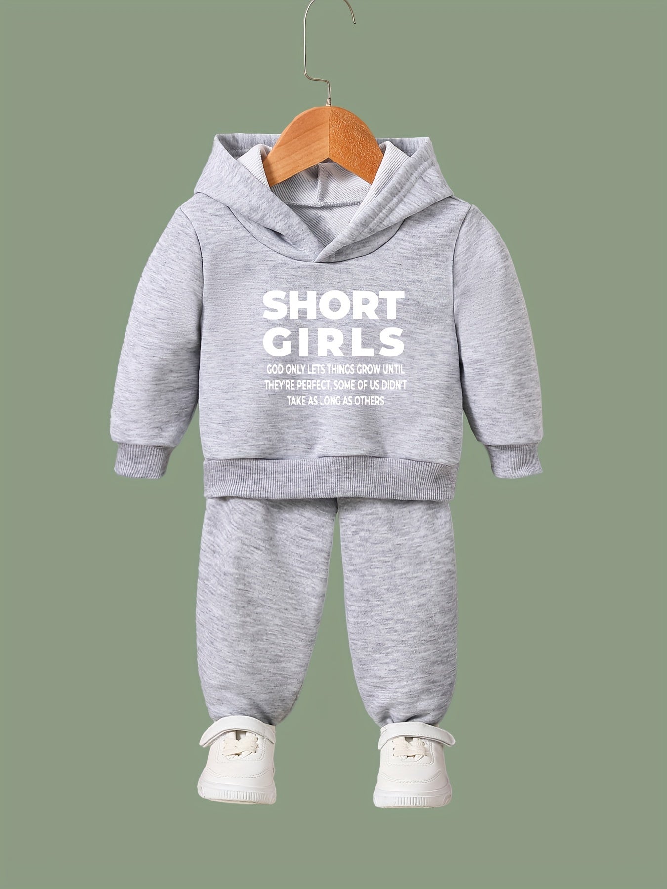 SHORT GIRLS 2pcs Set Casual Activewear Set For Spring Fall