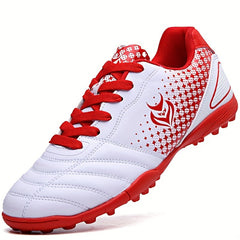 Women's Soccer Pattern Sneakers Casual Lace Up Football Shoes