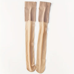 Contrast Mesh Thigh High Socks Women's Stockings Hosiery