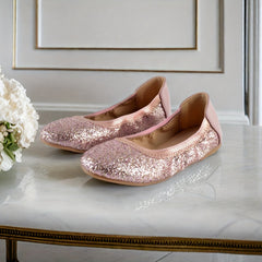 Girls' Shimmering Ballet Pumps Comfortable Flats