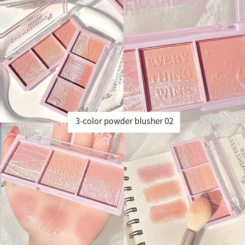 Shimmer Blush Natural Brightening Pearly Blush Radiant Face Cosmetics