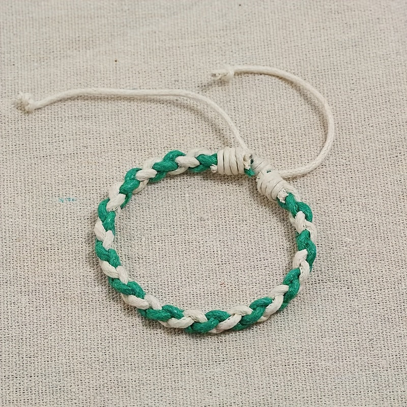 Colorful Ethnic Style Braided Bracelet For Kids