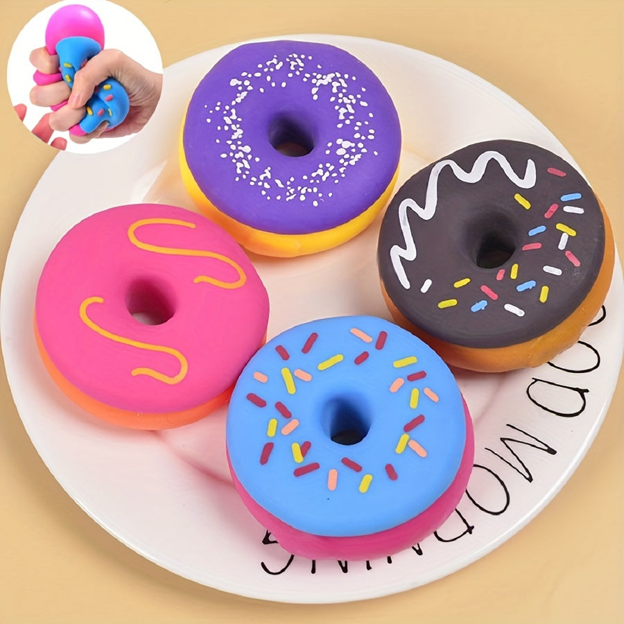 TPR Soft Simulation Donut Funny Squeeze Toy Tricky Christmas Gift