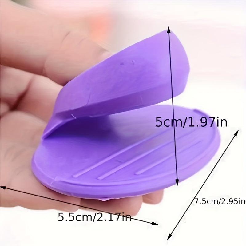 3pcs Mini Oven Mitts Silicone Heat Resistant Finger Cover Pot Holder