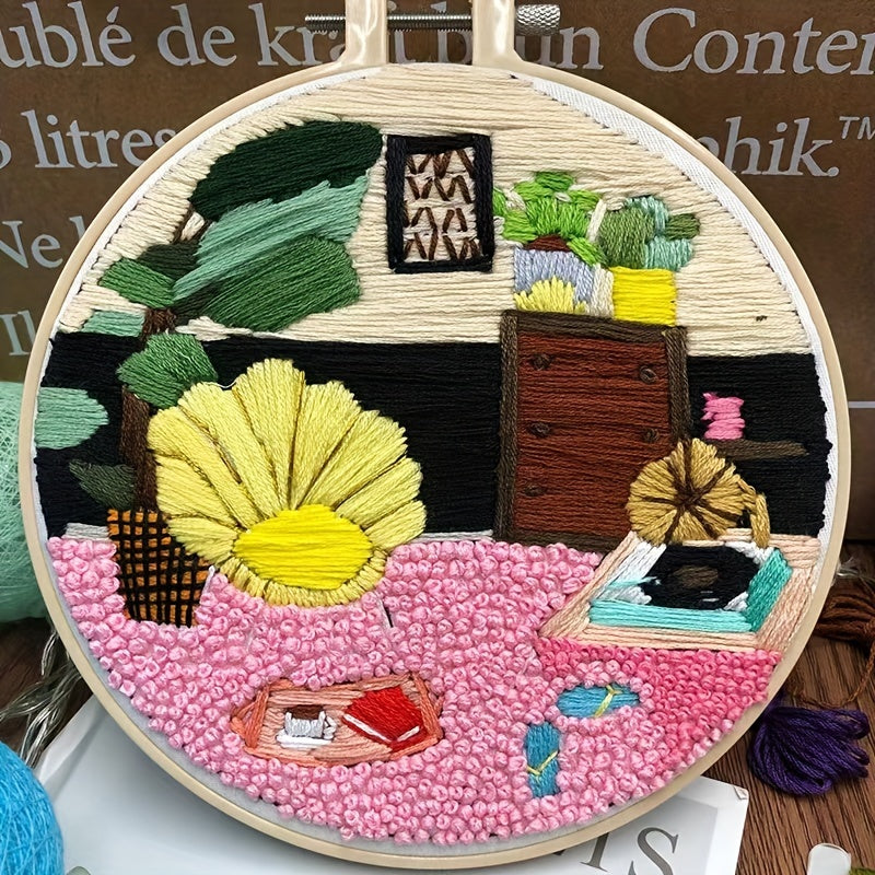 3D Beginner Fabrication DIY Embroidery Kit With Pattern