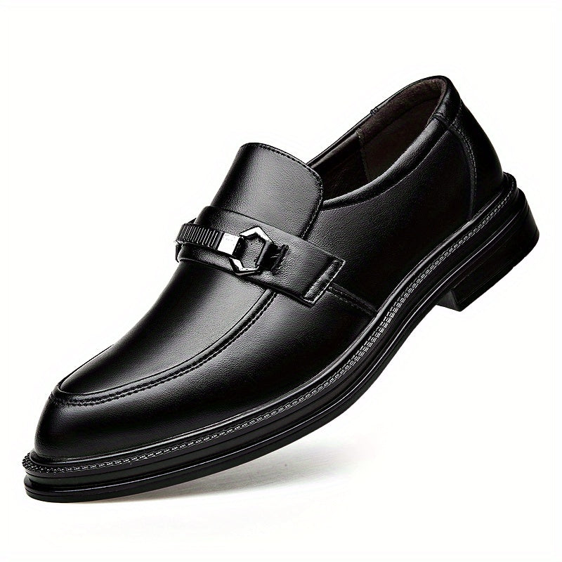 Men Pointed Toe Oxford Shoes Slip On Dress Shoes