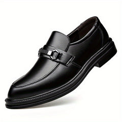 Men Pointed Toe Oxford Shoes Slip On Dress Shoes