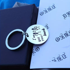 Funny Metal Key Ring Purse Bag Backpack Car Key Charm Friends Gift