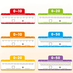 24pcs Number Line Cards 2 pens for Students Home school Teacher Supplies