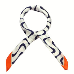 70cm Silk Square Scarf Satin Print Scarf Head Neck Scarf