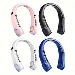 USB Hanging Neck Fan with 5 Speeds Digital Display