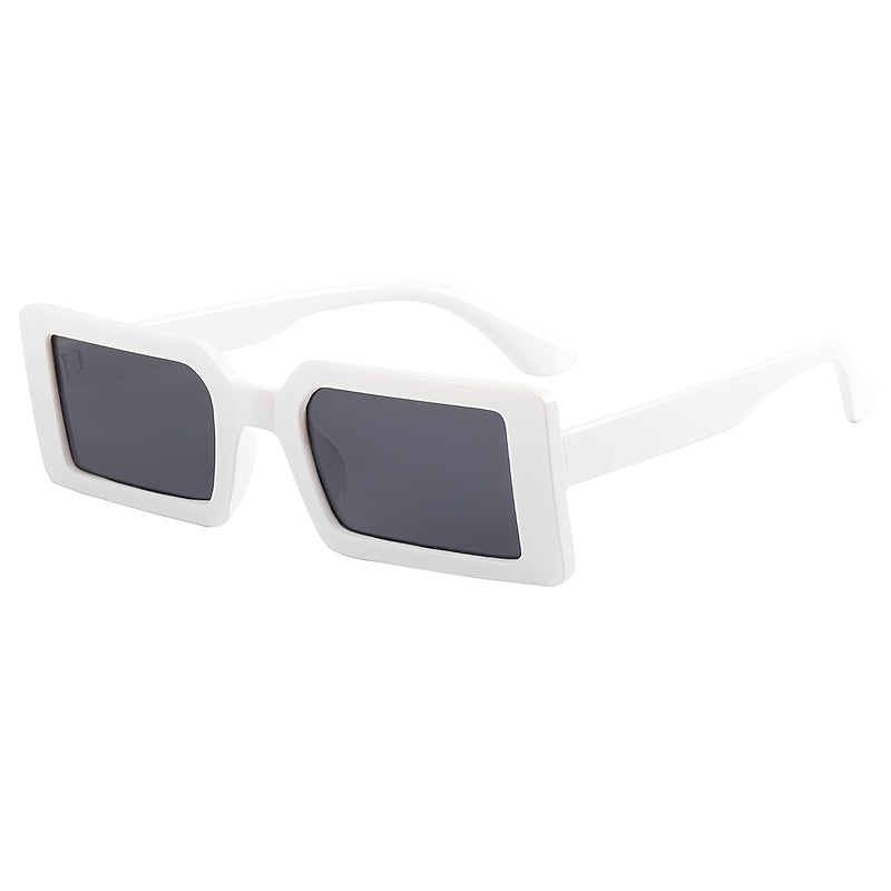 90s Narrow Frame Square Sunglasses Vintage Rectangle Sun Glasses