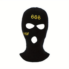 Mens Broken Love LOVER 666 Three Hole Mask Cycling Helmet Balaclava Mask
