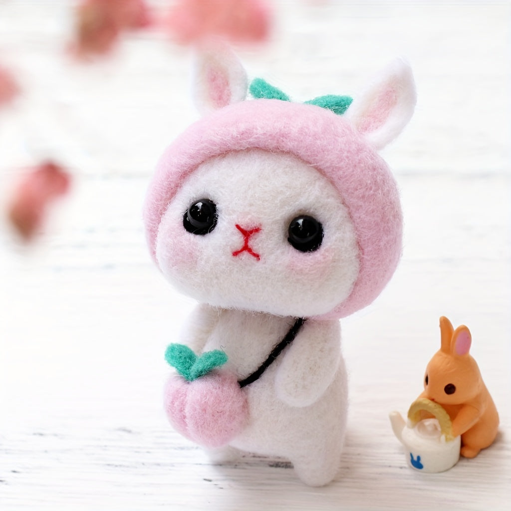 1pc Rabbit Felt DIY Material Package Holiday Birthday Gift Doll Decoration