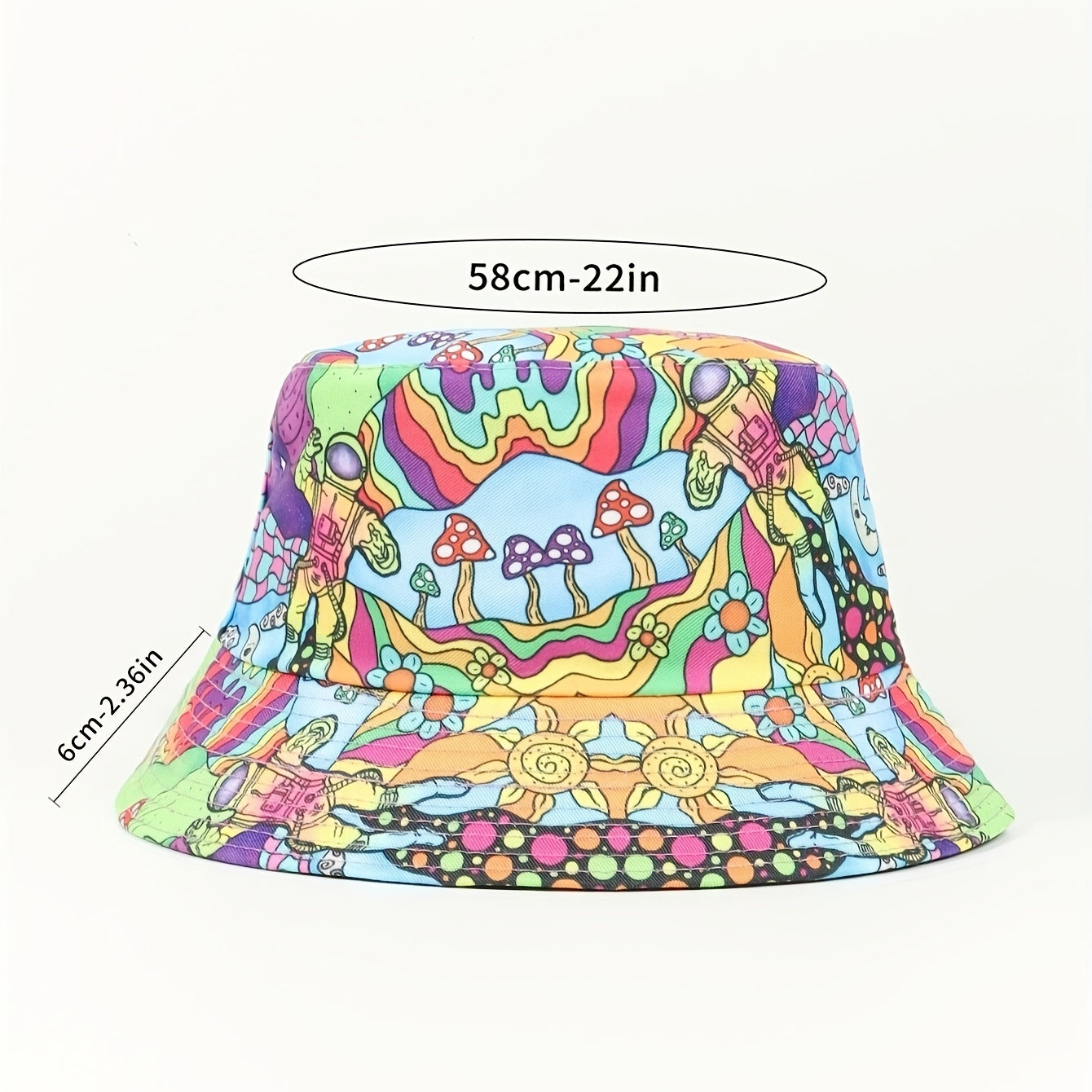 Ethnic Style Retro Casual Sunshade Bucket Hat