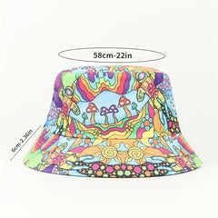 Ethnic Style Retro Casual Sunshade Bucket Hat