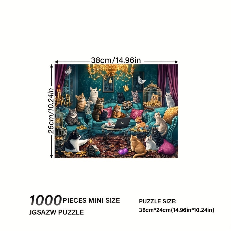 1000pcs Adult Puzzle Hell Level High Difficulty Mini Rectangle Jigsaw