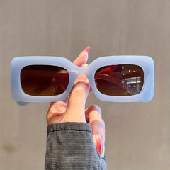 Rectangle Sunglasses For Women Men UV400