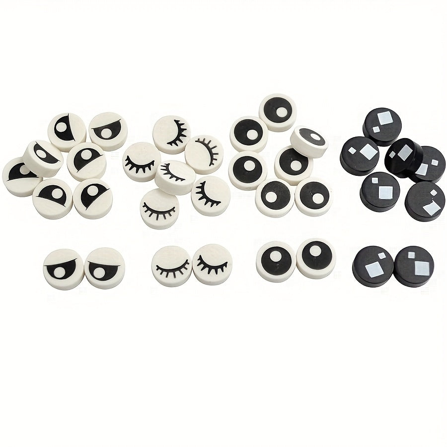 Circular Eyelash Pattern Building Blocks Creative MOC Toys