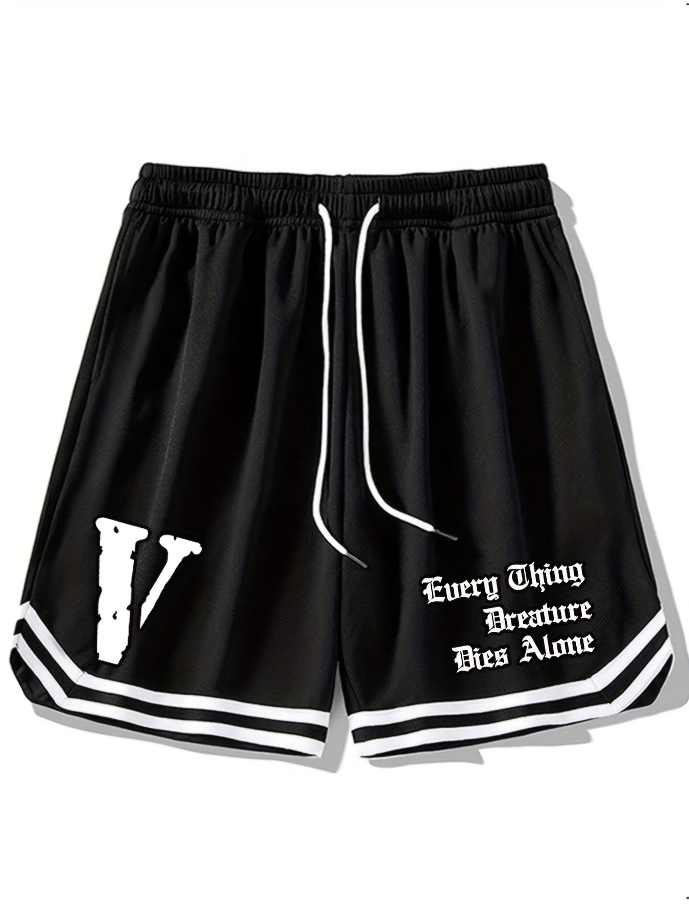 California 23 Striped Drawstring Shorts