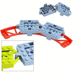 Building Block Roller Coaster Track Parts, Compatible with 25061 26559